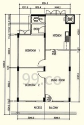 Blk 98 Toa Payoh Palm Spring (Toa Payoh), HDB 3 Rooms #591977091